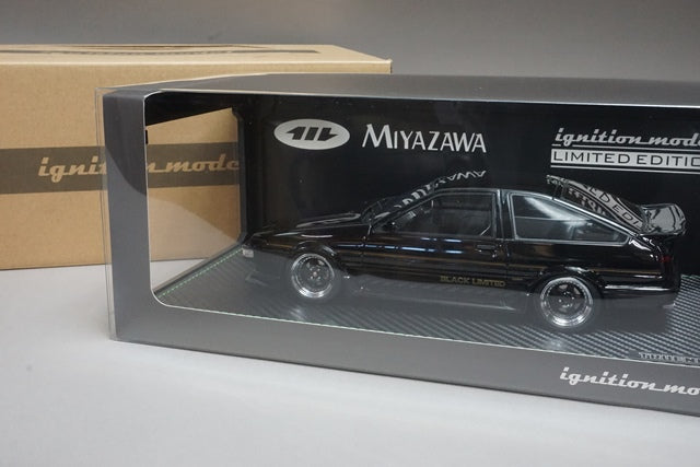 1:18 ignition model IG1641 Toyota Sprinter Trueno AE86 3door GT Apex Black Limited MIYAZAWA MODEL