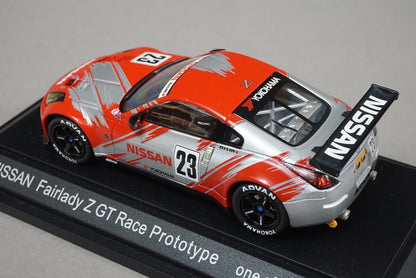 1:43 EBBRO 43483 NISMO Fairlady Z GT Prototype #23 Silver / Red