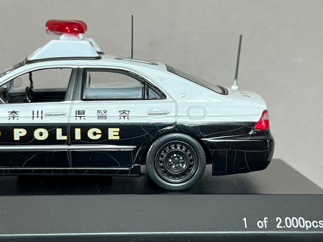 1:43 RAI'S H7431003 Toyota Crown (GRS180) 2010 Kanagawa Prefectural Police Motor Police Vehicle 002