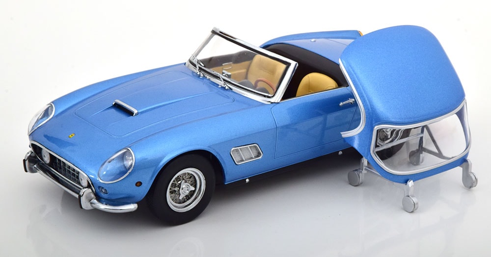 KKDC181044 KK scale 1:18 Ferrari 250 California Spyder 1960 Light Blue Metallic