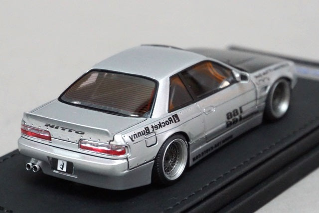 1:43 ignition model IG1179 Rocket Bunny S13 V1 Silver