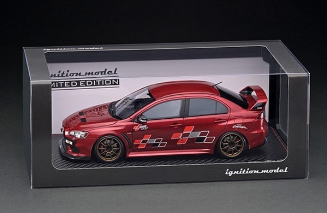 [ Pre-order ] IG3211 ignition model 1:18 Mitsubishi Lancer Evolution X (CZ4A) Red Metallic With Engine