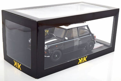 KKDC120072R KK scale 1:12 MINI COOPER Sunroof Black Metallic/White RHD