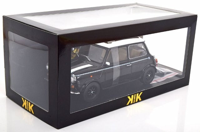 KKDC120072L KK scale 1:12 MINI COOPER Sunroof Black Metallic/White LHD