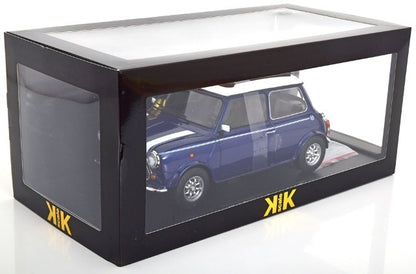 KKDC120073L KK scale 1:12 MINI COOPER Sunroof Blue Metallic/White LHD