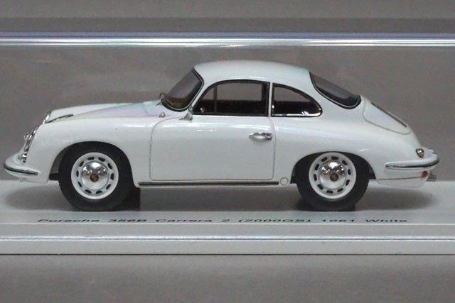 1:43 SPARK SKB43019 Porsche 356B Carrera 2 (2000GS) 1961 White