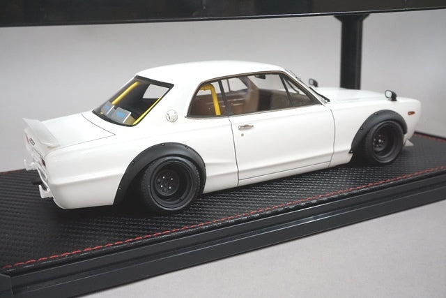 1:18 ignition model IG0657 LB WORKS Hakosuka 2Dr White