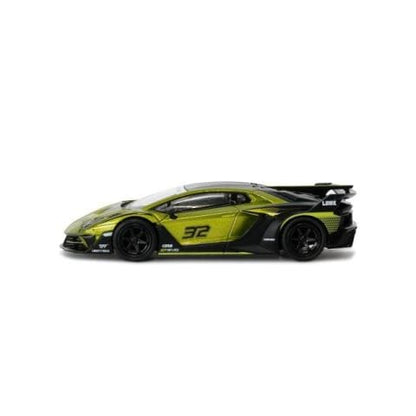 MC151-LG TSM MINI-GT 1:64 Lamborghini LB-Silhouette WORKS Aventador GT EVO Lime