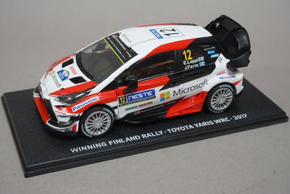 1:38 SPARK TOY12138FW Toyota Yaris WRC 2017 #12 Rally Finland winner E.Lappi