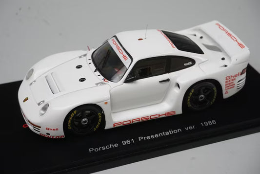 1:43 Spark KBS040 International Trade Custom Porsche 961 Presentation ver. 1986 Shell