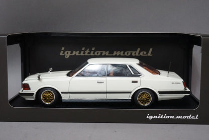 1:18 ignition model IG1467 Nissan Gloria P430 4door Hardtop 280E Brougham White