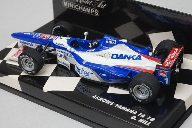 1:43 MINICHAMPS 430970001 Arrows Yamaha FA18 D.Hill 1997 #1 model car