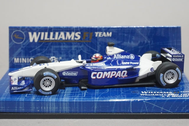 1:43 MINICHAMPS 400010006 Williams F1 BMW FW23 J.P.Montoya #6 White / Blue