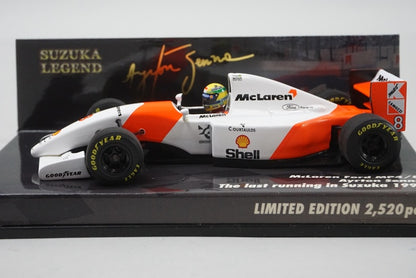 1:43 MINICHAMPS 539934308 McLaren Honda MP4/8 Suzuka 1993 Last Run #8 A.Senna