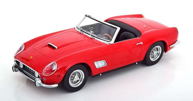 KKDC181046 KK scale 1:18 Ferrari 250 GT California Spider 1960 European Version Red/Black *Hardtop included