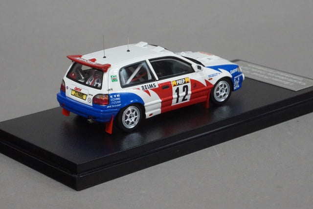 1:43 HPI 8498 Nissan Pulsar GTI-R Monte Carlo 1992 #12 model car