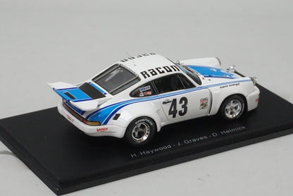 1:43 SPARK 43DA77 Porsche 911 RSR Winner Daytona 1977 #43 model car