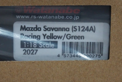 1:18 ignition model IG2027 Mazda Savanna S124A Racing Yellow / Green