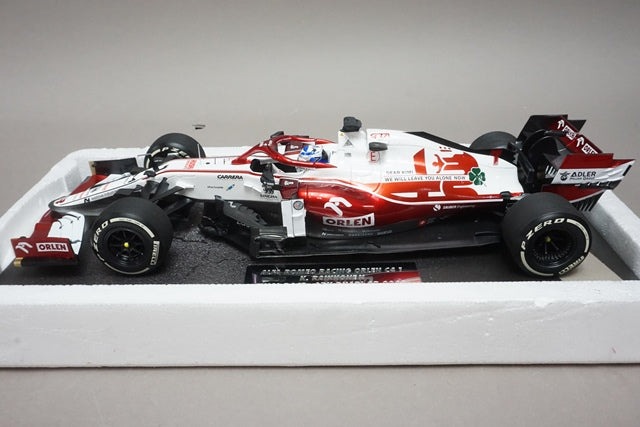 1:18 MINICHAMPS 117212307 Alfa Romeo Racing Oren C41 K.Raikkonen Abu Dhabi 2001