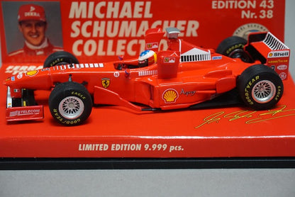 1:43 MINICHAMPS 510984333 Ferrari F300 Tower Wing M.Schumacher 1998 #3