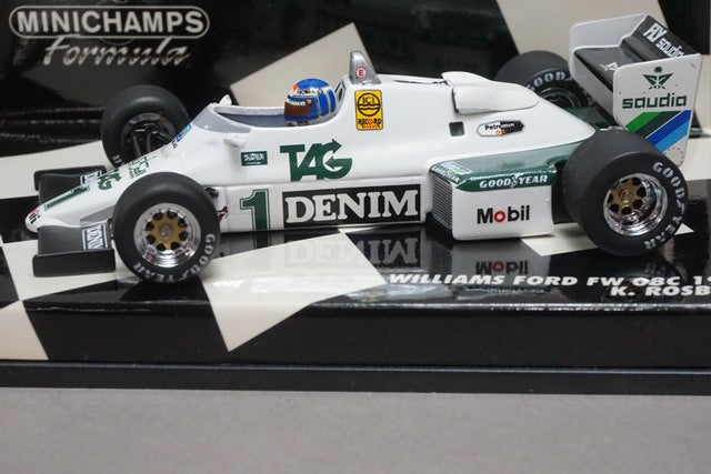 1:43 MINICHAMPS 430830001 Williams Ford FW 08C 1983 K.Rosberg #1