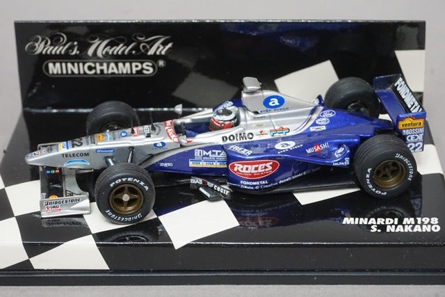 1:43 MINICHAMPS 430980022 Minardi M198 Shinji Nakano #22