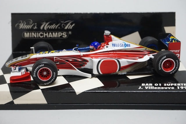 1:43 MINICHAMPS 430990022 BAR 01 Supertech 1999 J.Villeneuve #22 model car