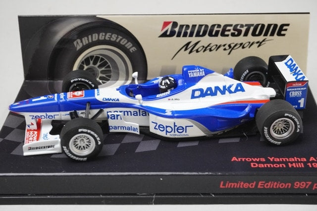 1:43 MINICHAMPS 403970001 Arrows Yamaha A18 1997 #1 D.Hill model car