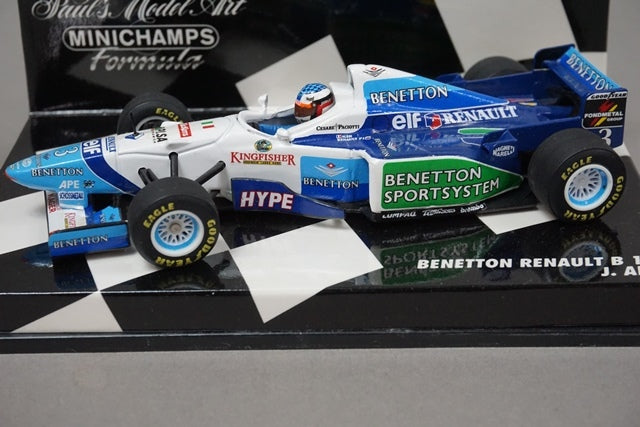 1:43 MINICHAMPS 430960003 Benetton Renault B196 J.Alesi #3