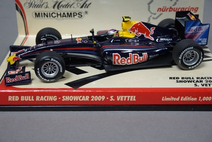 1:43 MINICHAMPS 403090085 Red Bull Racing Show Car 2009 S.Vettel #15