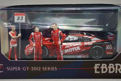 1:43 EBBRO 44901 Nissan GT-R Super GT500 2012 MOTUL AUTECH #23