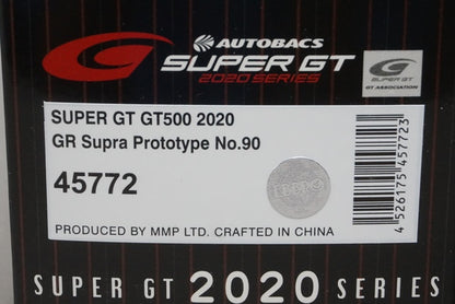 1:43 EBBRO 45772 Toyota GR Supra Super GT GT500 2020 Prototype #90