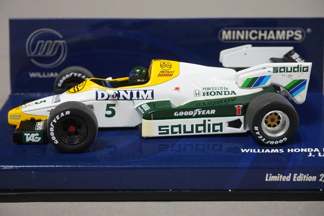 1:43 MINICHAMPS 400840005 Williams Honda FW09 1984 J.Lafitte #5 model car