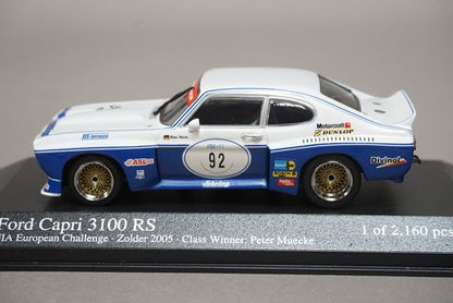 1:43 MINICHAMPS 400058000 Ford Capri 3100 RS model car