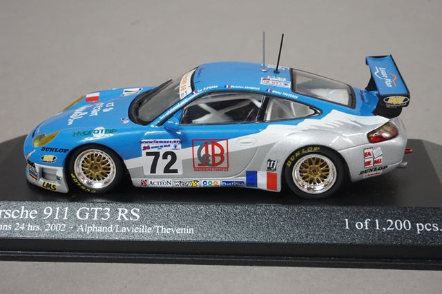 1:43 MINICHAMPS 400026972 Porsche 911 GT3 RS 2002 #72 model car