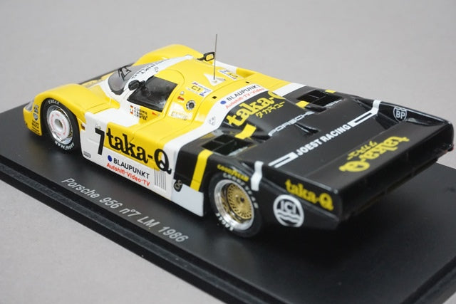 1:43 SPARK Porsche 956 LM 1986 #7 model cars 9580006810052