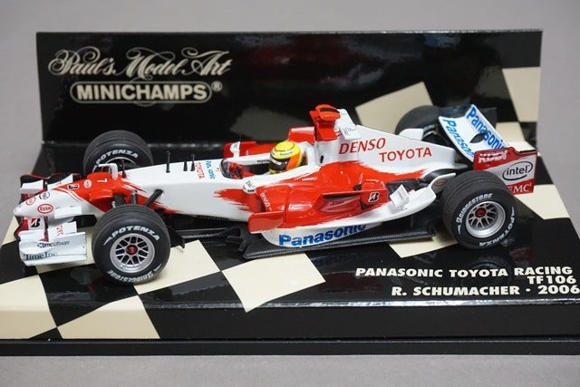 1:43 MINICHAMPS 400060007 Panasonic Toyota Racing TF106 2006 R. Schumacher #7