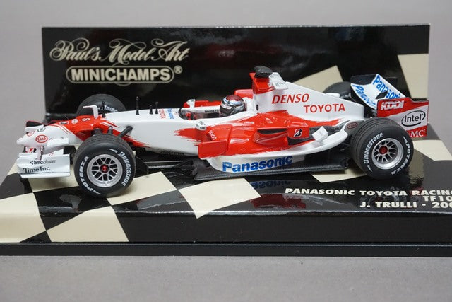 1:43 MINICHAMPS 400060008 Panasonic Toyota Racing TF106 2006 J. Trulli #8