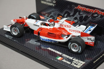 1:43 MINICHAMPS 403050116 Kyosho Panasonic Toyota Racing TF105 J. Trulli #16