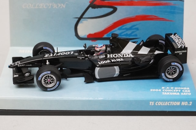 1:43 MINICHAMPS 518034399 BAR Honda Concept Car TS02 2004 Takuma Sato