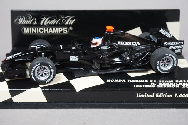 1:43 MINICHAMPS 400060211 Honda Racing F1 Team RA106 Test Car 2006 R.Barrichello