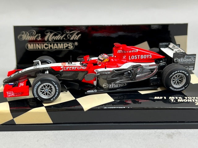 1:43 MINICHAMPS 400060018 MF1 Racing Toyota MF1 2006 T. Monteiro #18 model car