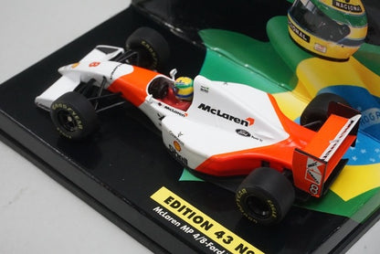 1:43 MINICHAMPS McLaren MP4/8 Ford V8 1993 A. Senna #8 ASC No.8 10043 model car