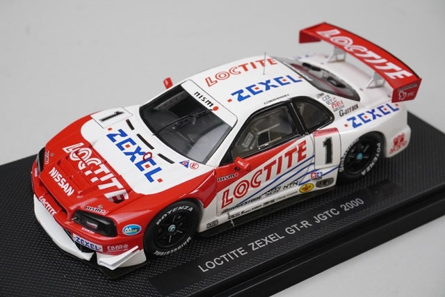 1:43 EBBRO P427 Nissan Loctite ZEXEL GT-R JGTC 2000 #1 model car