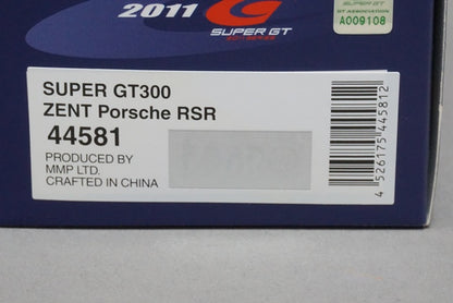 1:43 EBBRO 44581 Zent Porsche RSR Super GT300 2011 #25