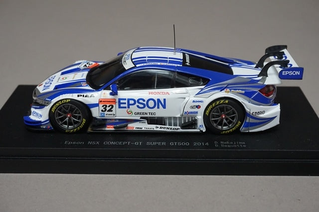 1:43 EBBRO 45074 Honda EPSON NSX Concept GT Super GT500 2014 #32