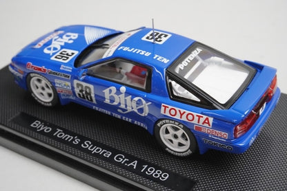 1:43 EBBRO 43975 Toyota Bayer Tom's Supra Gr.A 1989 #36 model car