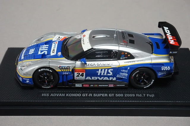 1:43 EBBRO 44234 HIS Advan Condo GT-R 500 2009 Rd.7 Fuji #24