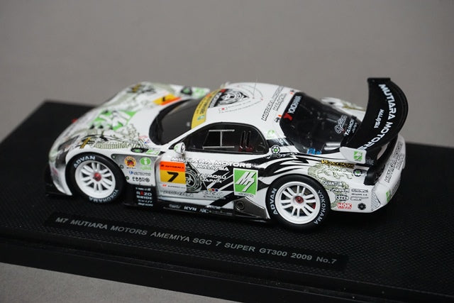 1:43 EBBRO 44222 Mazda M7 Mutiara Motors Amemiya SGC7 Super GT300 2009 #7