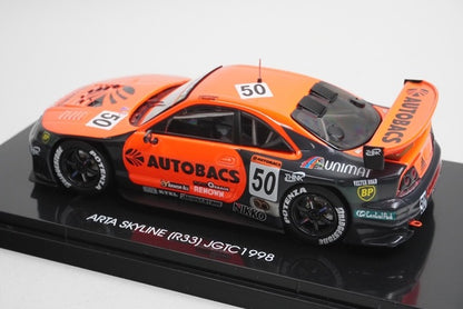 1:43 EBBRO 44195 ARTA Skyline (R33) JGTC 1998 #50 model car